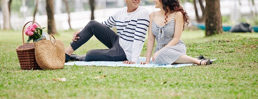 Shows a happy couple spending time together. Represents how marriage counseling in miami, fl will help you start new relationship habits in your relationship.
